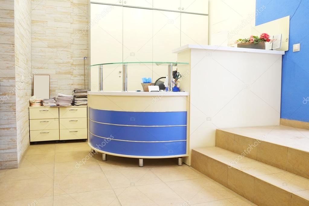 Reception in the dental clinic