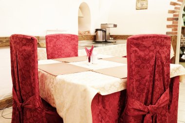 Bir restoranın içinde.