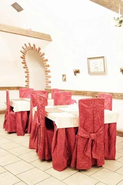 Restaurant Interior with tables and chairs — Stock Photo, Image