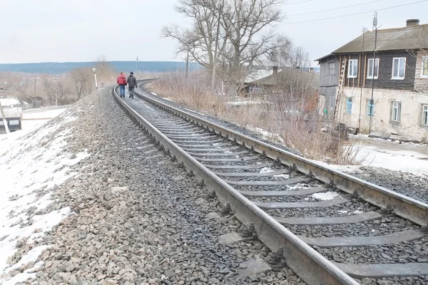 Відстежує зображення залізниця — стокове фото