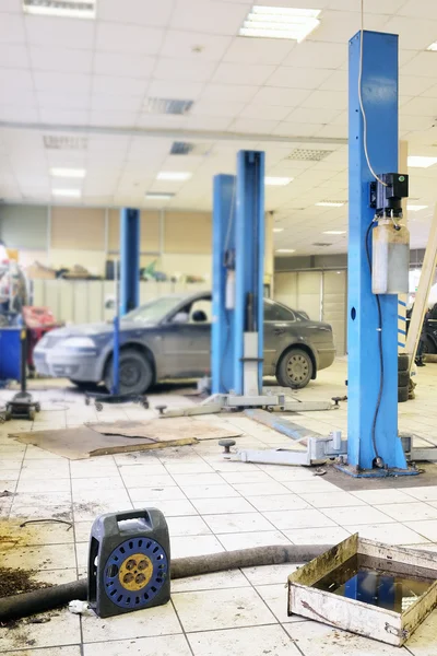 Interior car service station — Stock Photo, Image