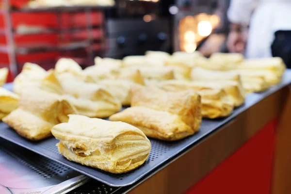 Fresh puff pastry — Stock Photo, Image