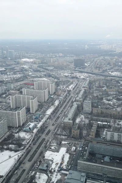 Vista desde la torre de televisión de Ostankino —  Fotos de Stock