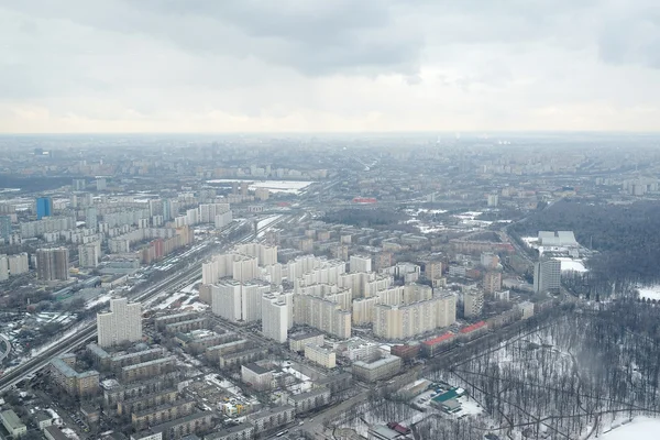 Vista da torre de televisão de Ostankino — Fotografia de Stock