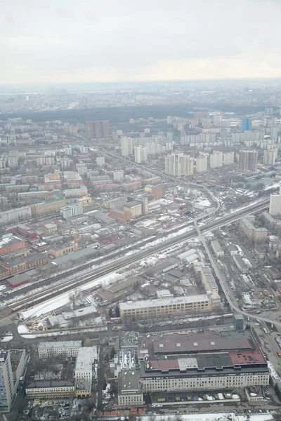 Vista da torre de televisão de Ostankino — Fotografia de Stock