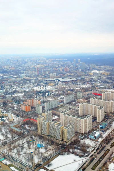 View from Ostankino television tower — Stock Photo, Image