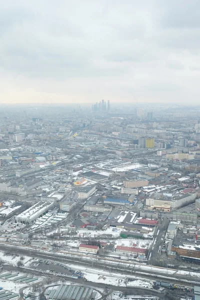 Vista da torre de televisão de Ostankino — Fotografia de Stock