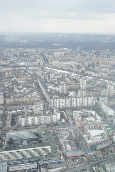 View from Ostankino television tower — Stock Photo, Image