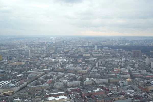 Widok z wieży telewizyjnej Ostankino — Zdjęcie stockowe