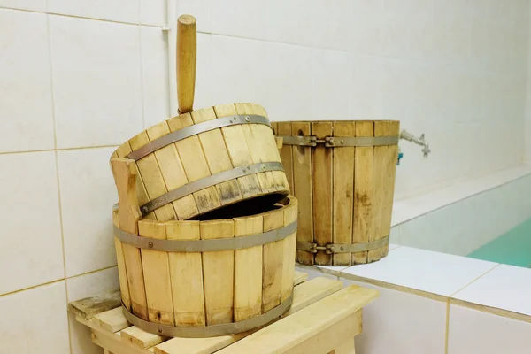 Hamamı sauna aksesuarları — Stok fotoğraf