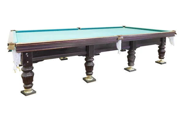 Yeşil Bilardo masası — Stok fotoğraf