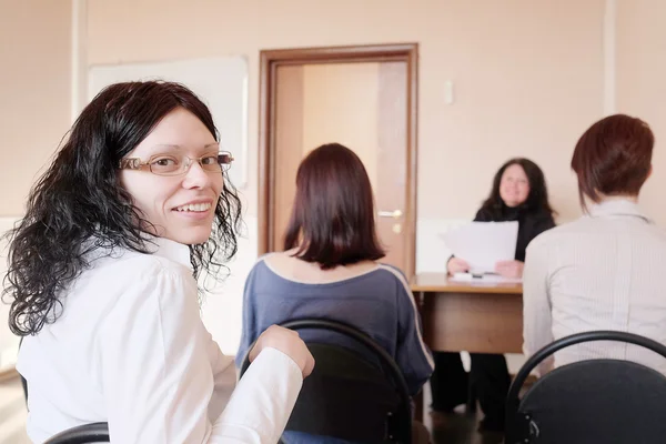 Studenti in un auditorium — Foto Stock