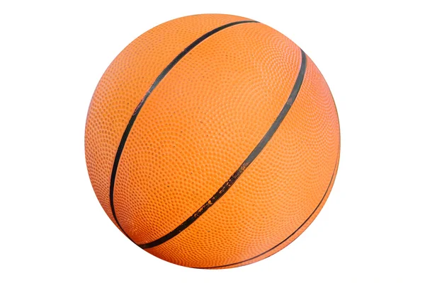 Closeup orange basketball — Stock Photo, Image