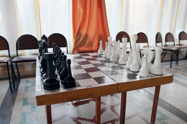 Image of chessboard with the chess — Stock Photo, Image
