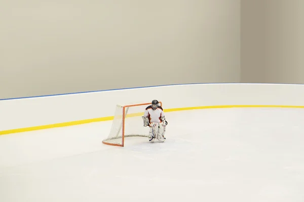 Gioventù squadra di hockey su ghiaccio in una pratica — Foto Stock