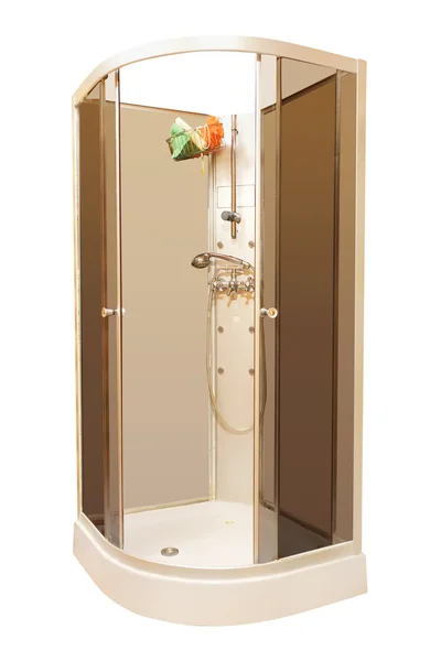 New beautiful shower cubicle — Stock Photo, Image