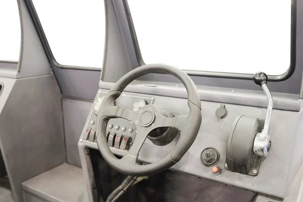 Instrument panel and steering wheel — Stock Photo, Image