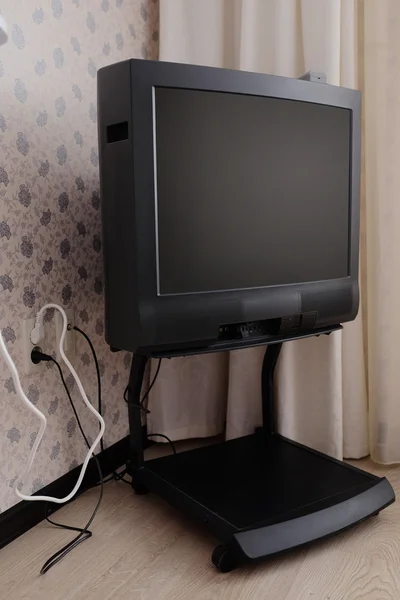 TV dans une chambre d'hôtel — Photo