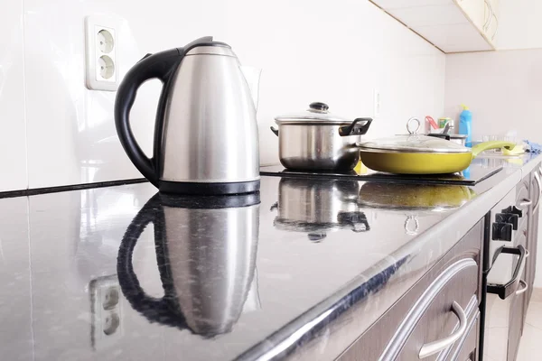 Imagem de uma cozinha moderna — Fotografia de Stock