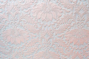 kabartma çiçek desenli