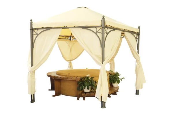 Luxe tuin tent — Stockfoto