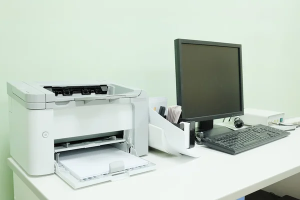 Interior del lugar de trabajo del médico — Foto de Stock