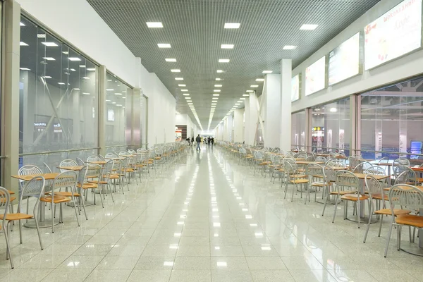 Interior of cafe in Crocus City Mall