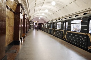 Moskova metro hattında Sokolnicheskaya