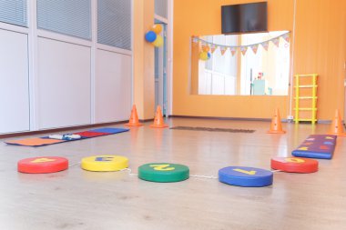 Bir çocuk eğitim merkezi iç