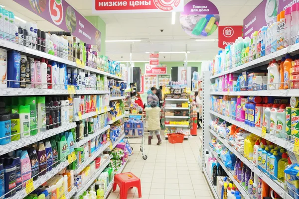 Supermercado Pyaterochka em Moscou — Fotografia de Stock