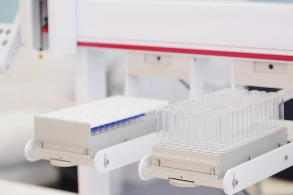 Laboratory equipment with Test tubes — Stock Photo, Image