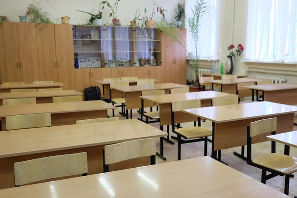 Interno di una classe scolastica vuota — Foto Stock