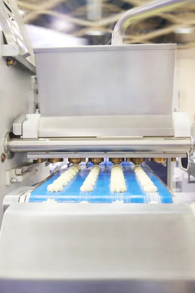 Production line at bakery — Stock Photo, Image