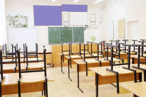 Interior of an empty school class — Stock Photo, Image