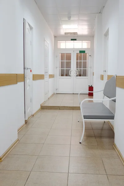 Interior of  hospital corridor — Stock Photo, Image