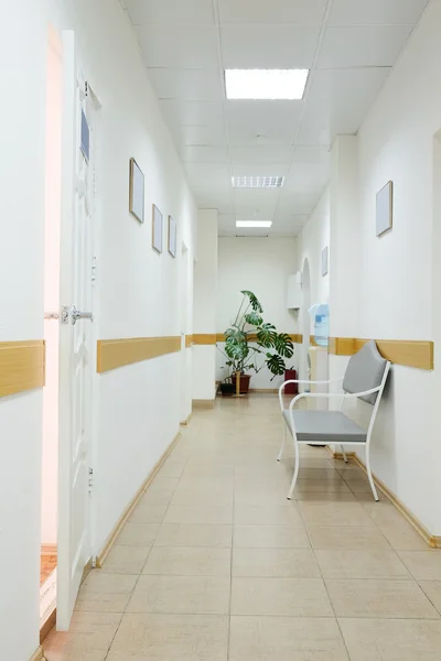 Interior of  hospital corridor — Stock Photo, Image