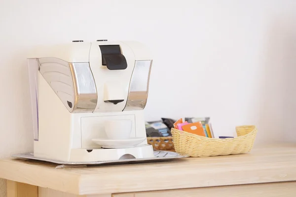 Coffee-machine object on table — Stock Photo, Image