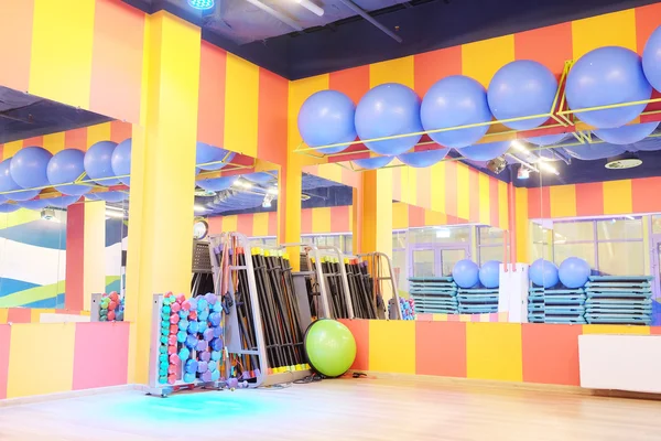 Interior of a fitness hall — Stock Photo, Image