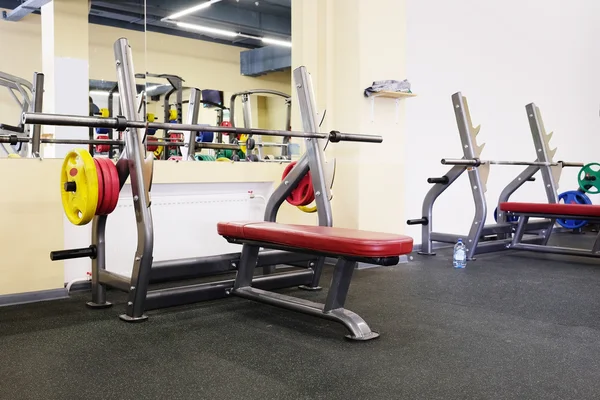 Wights na sala de fitness — Fotografia de Stock