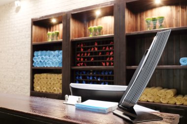 Resepsiyon Masası bir spa salonda