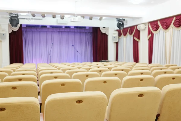 Interieur van een auditorium — Stockfoto