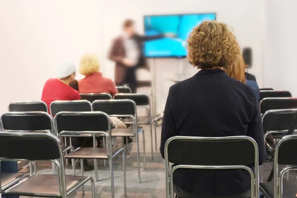 Értekezlet, konferencia terem. — Stock Fotó