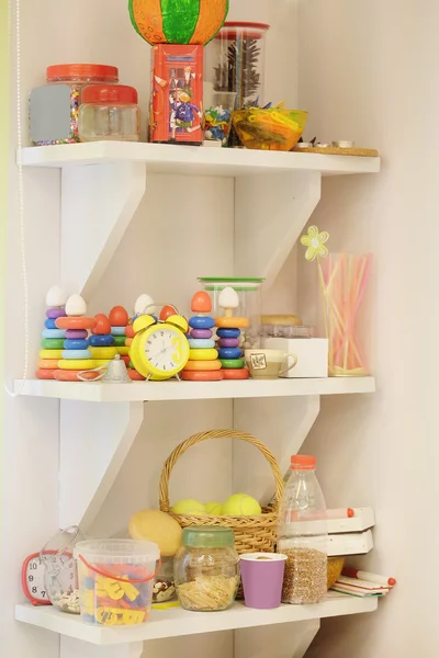 Interior   of  kindergarten with toys