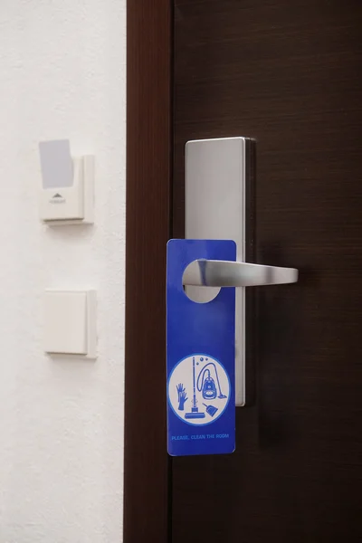 Handle  in hotel room — Stock fotografie