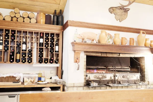 Interior of a modern cafe or bar — Stock Photo, Image