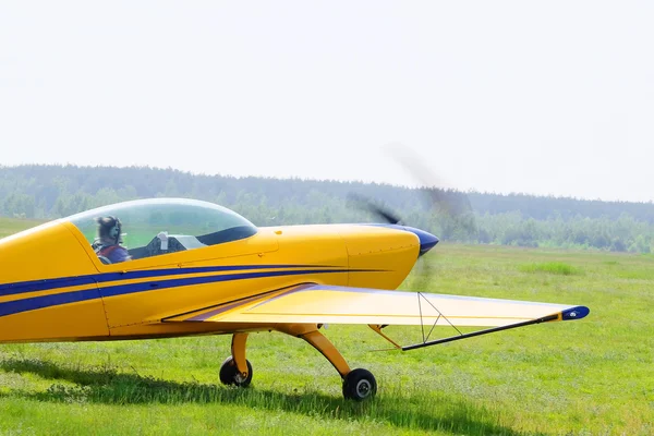 Sport propeller airplane — Stock Photo, Image