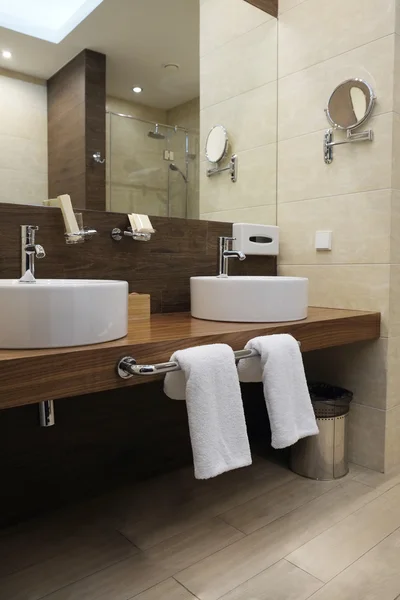 Interior of  hotel bathroom — Stock Photo, Image