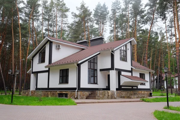 Landschap met landhuizen — Stockfoto