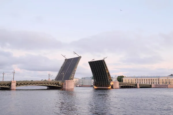 St. Petersburg 'daki Saray Köprüsü — Stok fotoğraf