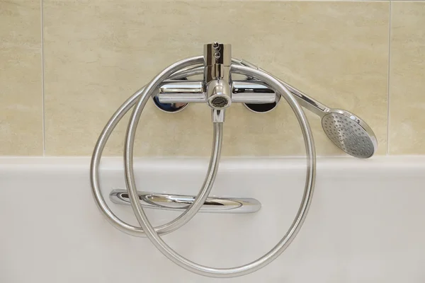 Intérieur de douche dans la salle de bain — Photo